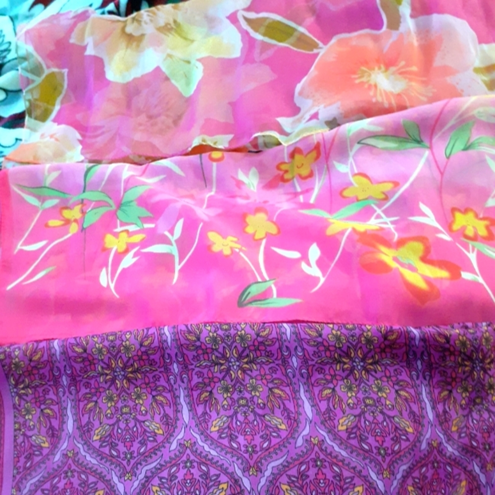 3 fashion scarves